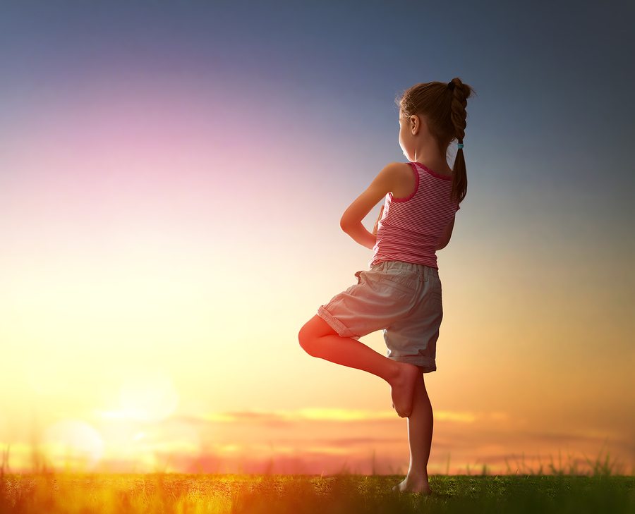 Child in Yoga Pose