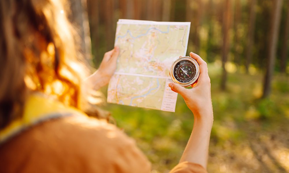 map and compass